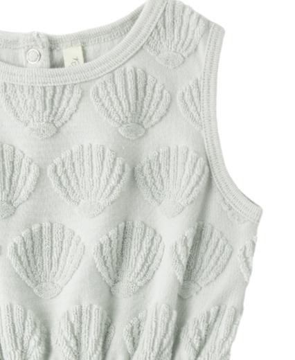 Cinch Terry Playsuit (Seashells)