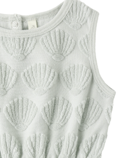 Cinch Terry Playsuit (Seashells)