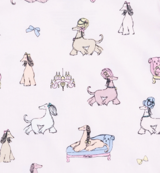 Fancy Hounds w/ Bows Set