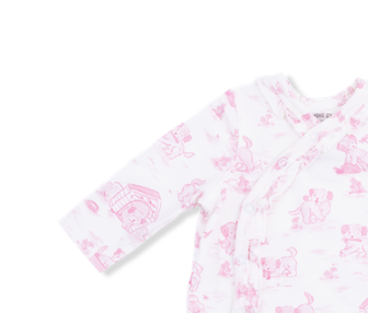 Pink Puppy Toile Take Home Set