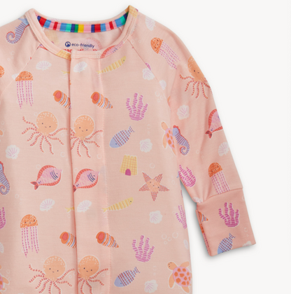 Deep Chic Pink Modal Convertible Coverall