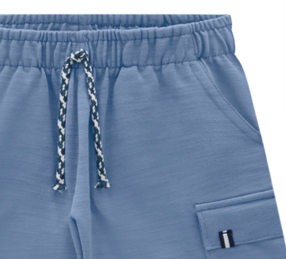 Solemn Blue Cargo Shorts
