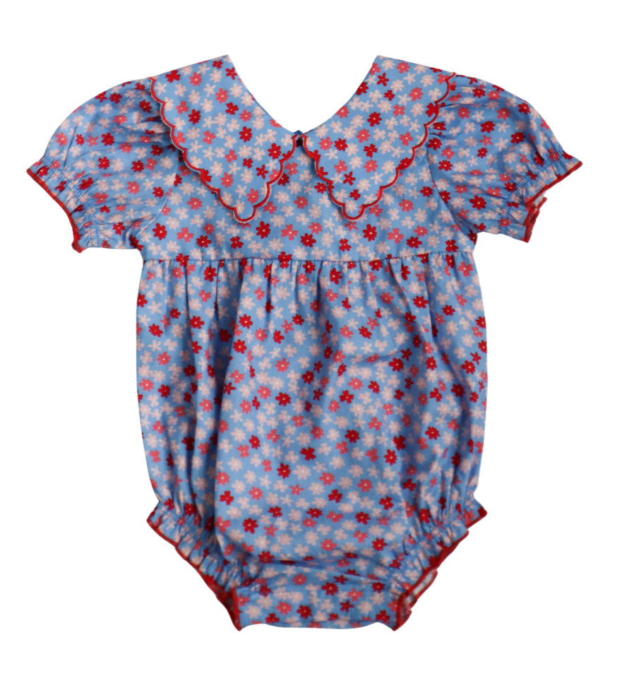 Conley Bubble (Blue Ditsy Floral)