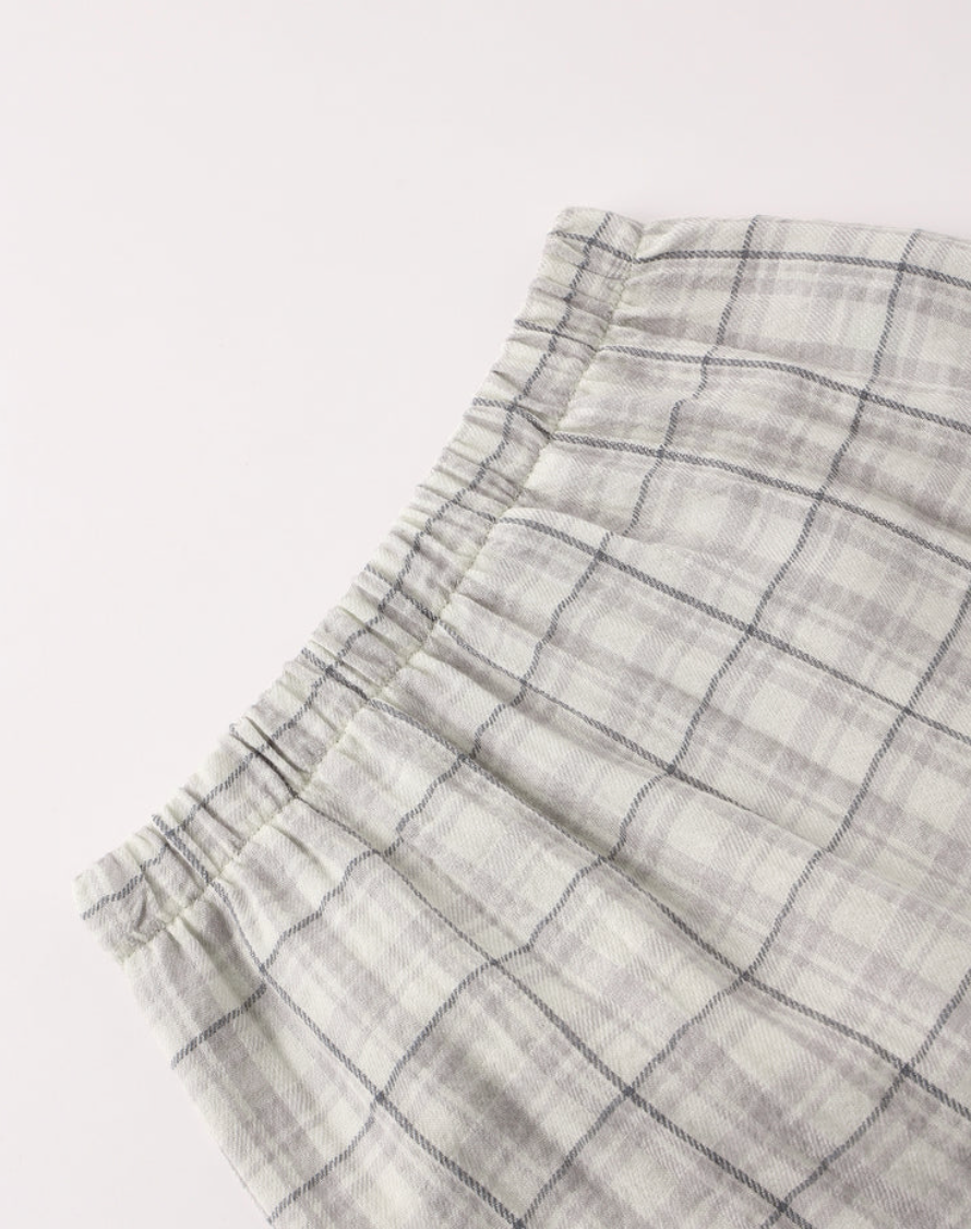 WOVEN PANT BLUE PLAID