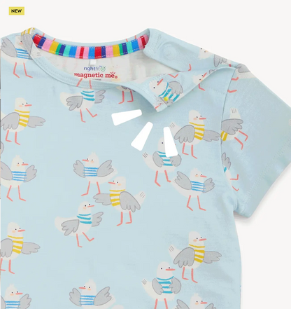 GULLS WANNA HAVE FUN RIGHT FIT  SHORT SET