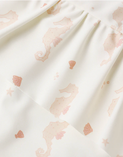 TORI SKIRTED ONE-PIECE SEAHORSES