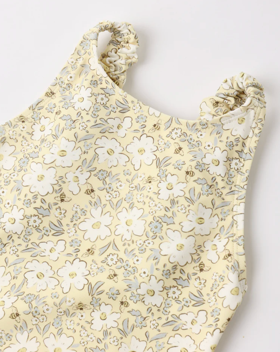 SCRUNCH ONE-PIECE LEMON MEADOW