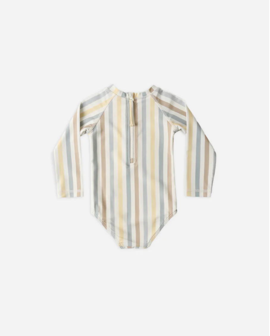 DELPHINE RASHGUARD ONE-PIECE VALENCIA STRIPE