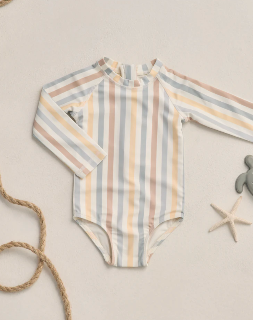 DELPHINE RASHGUARD ONE-PIECE VALENCIA STRIPE
