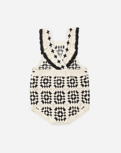 CROCHET ROMPER ABSTRACT