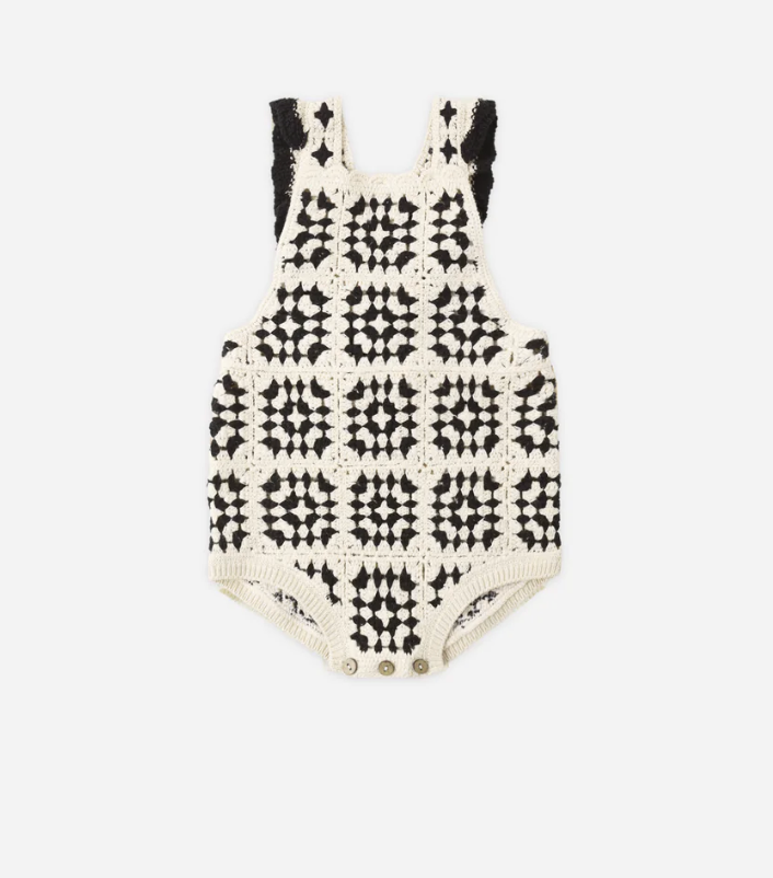 CROCHET ROMPER ABSTRACT