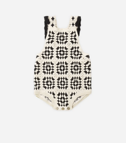 CROCHET ROMPER ABSTRACT