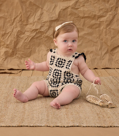 CROCHET ROMPER ABSTRACT