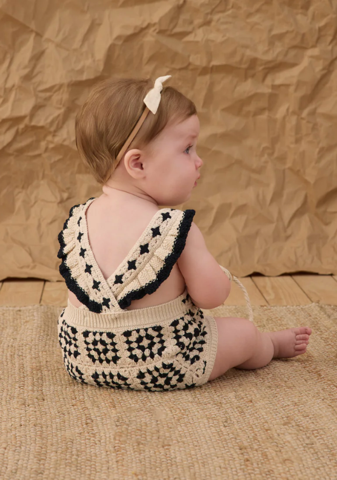CROCHET ROMPER ABSTRACT