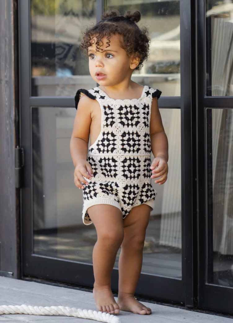 CROCHET ROMPER ABSTRACT