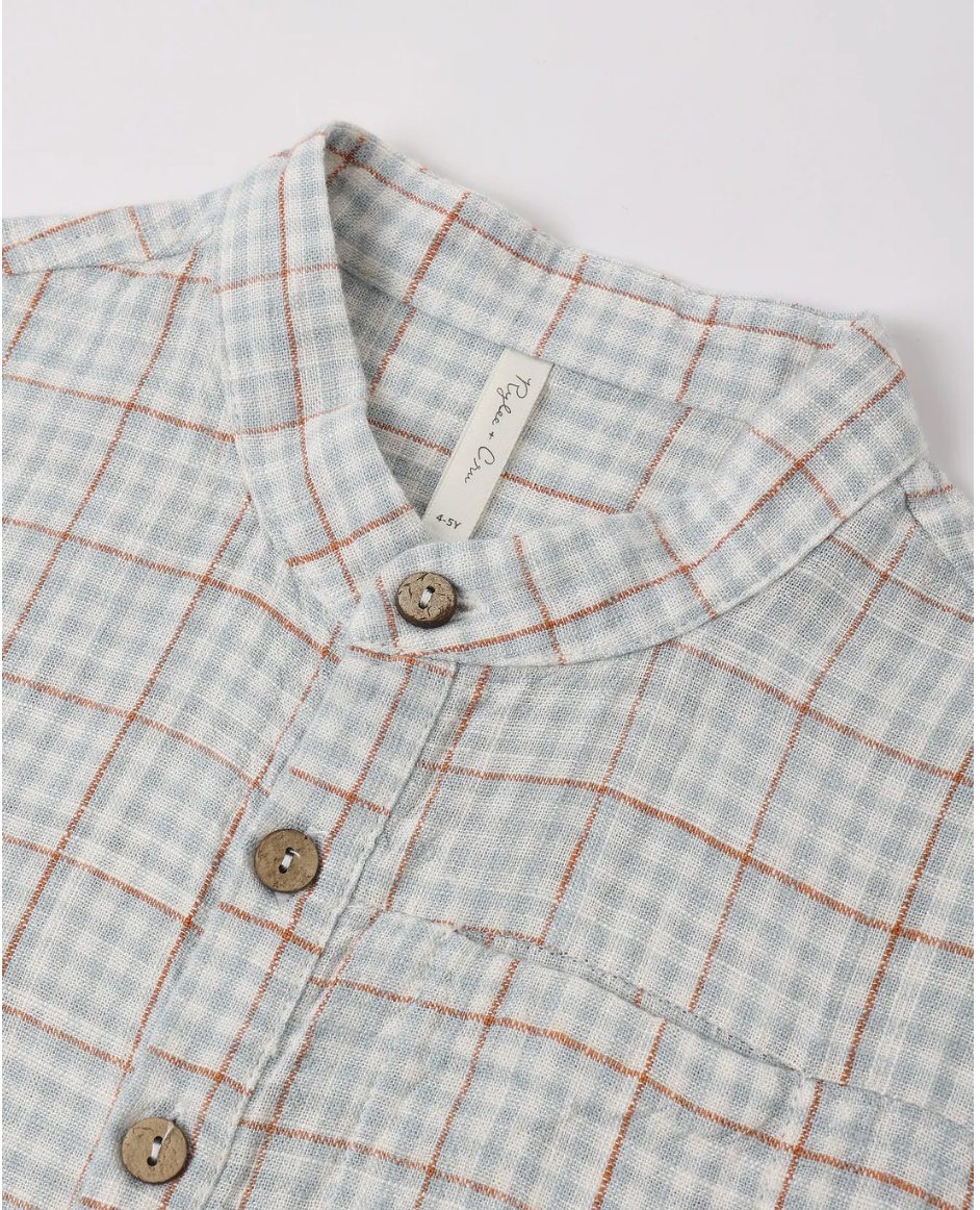 MASON SHIRT LIGHT BLUE PLAID