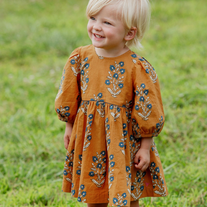 BABY GIRLS BROOKE DRESS SET (HARVEST DEWDROP)