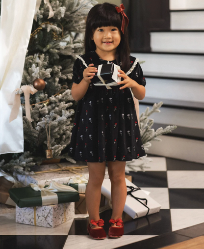 JANETTE DRESS (WINTER DITSY)