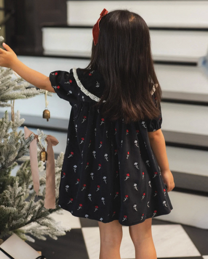 JANETTE DRESS (WINTER DITSY)