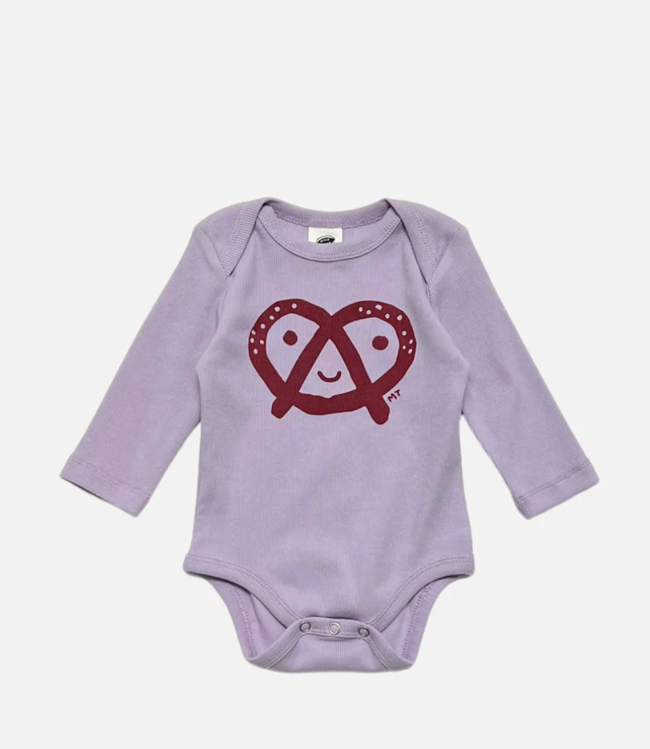 Pretzel Longsleeve Onesie