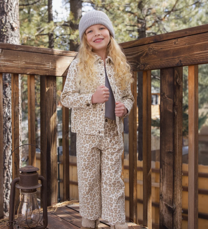 STRAIGHT LEG PANT (LEOPARD)