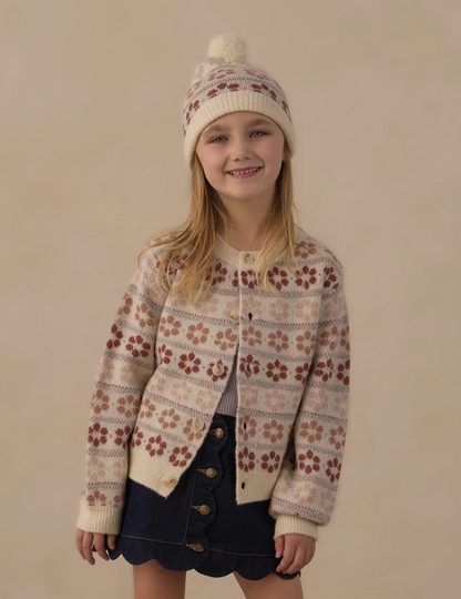 CHEYENNE CARDIGAN (FLOWER FAIR ISLE)