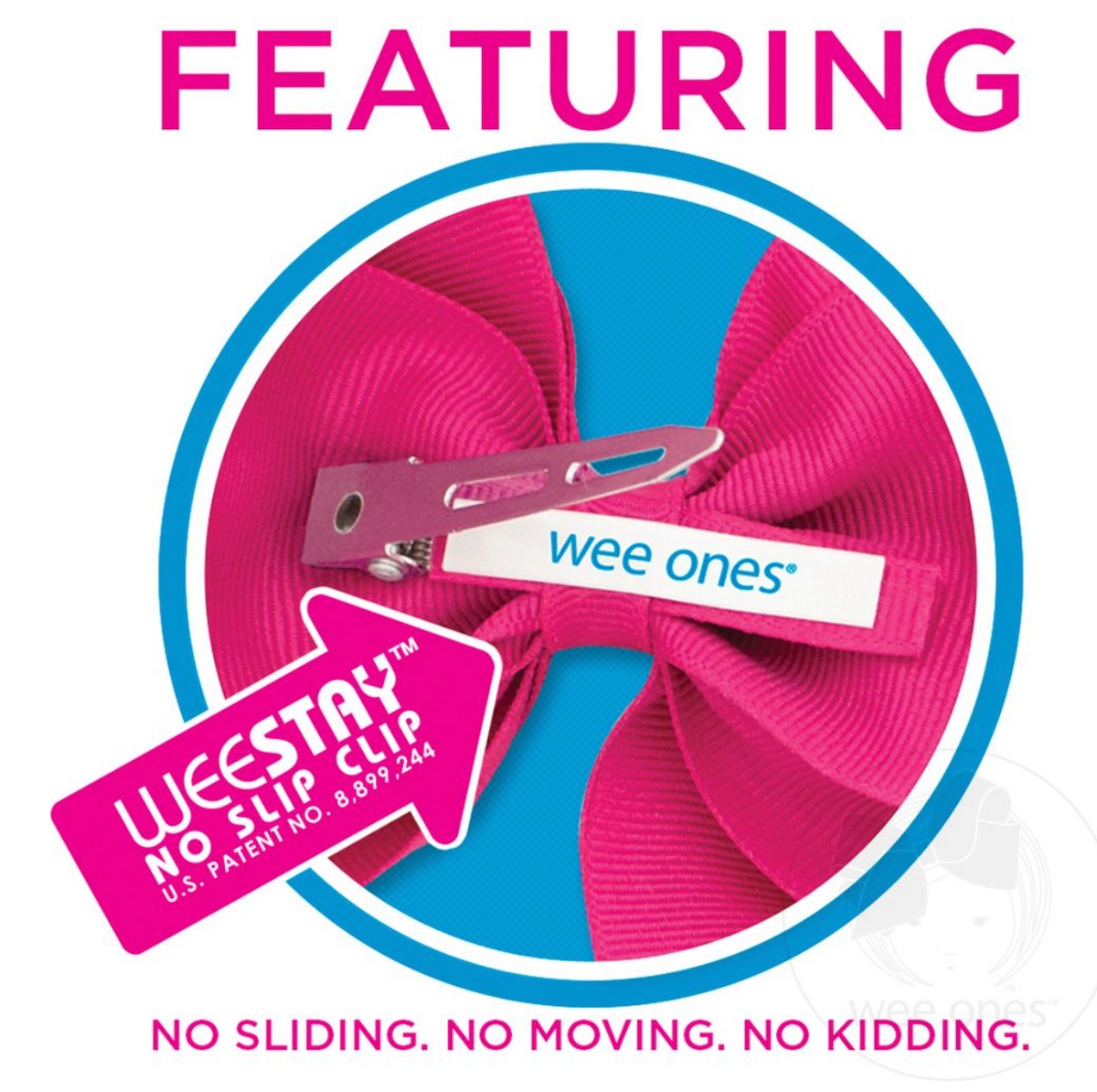 Grosgrain Bow w/ Scallop Edge