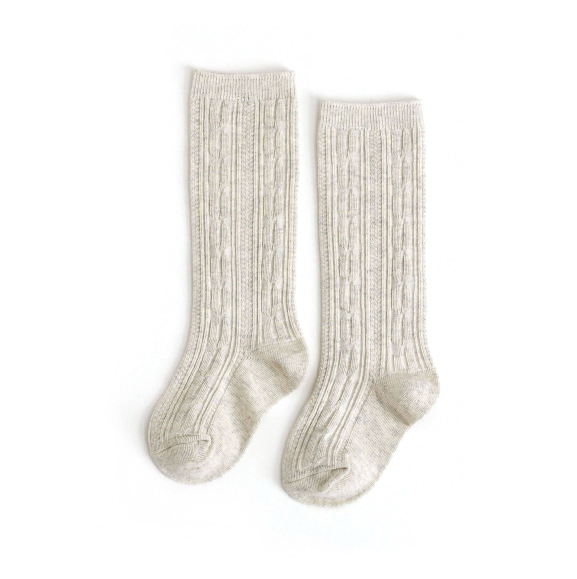 Cable Knit Knee High Socks