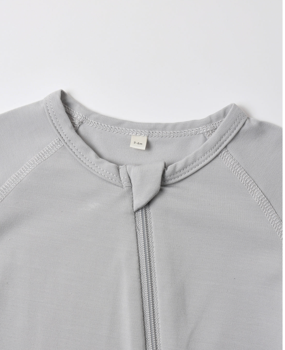 BAMBOO ZIP FOOTIE (CLOUD)