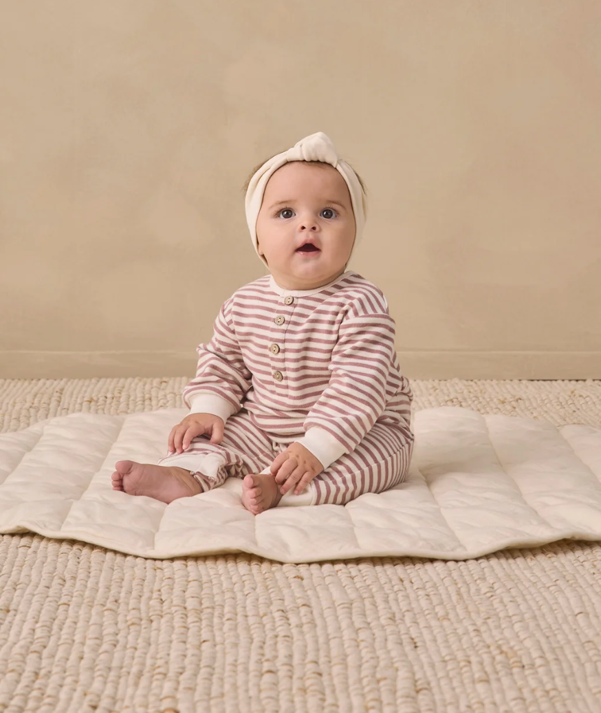 RELAXED JUMPSUIT (MULBERRY STRIPE)