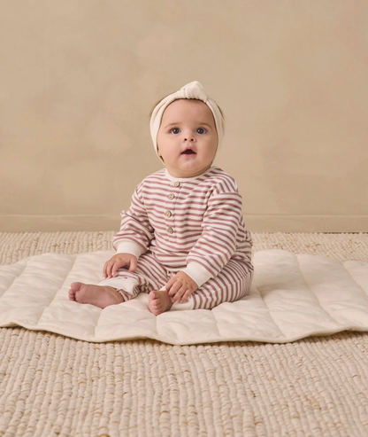 RELAXED JUMPSUIT (MULBERRY STRIPE)