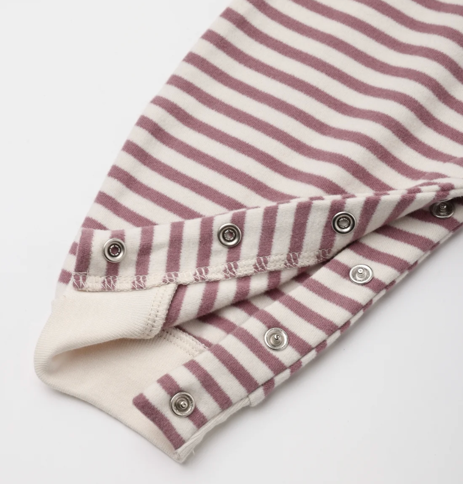 RELAXED JUMPSUIT (MULBERRY STRIPE)