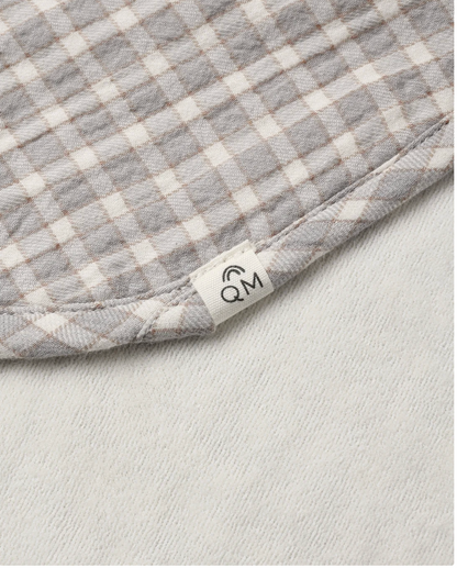 BURP CLOTH, 2 PACK (WINTER BERRY, BLUE GINGHAM)
