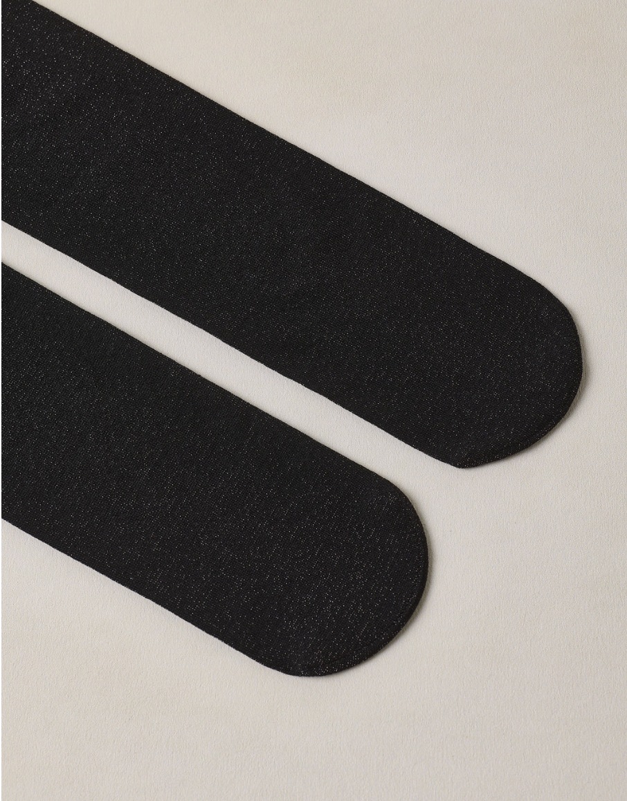 SHIMMER TIGHTS (BLACK, BLUSH)