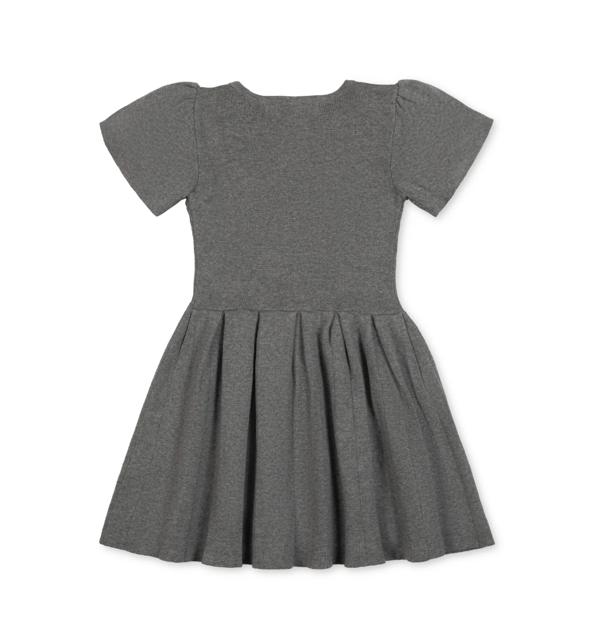 ORGANIC PLEATED SWEATER DRESS