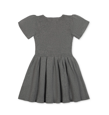 ORGANIC PLEATED SWEATER DRESS