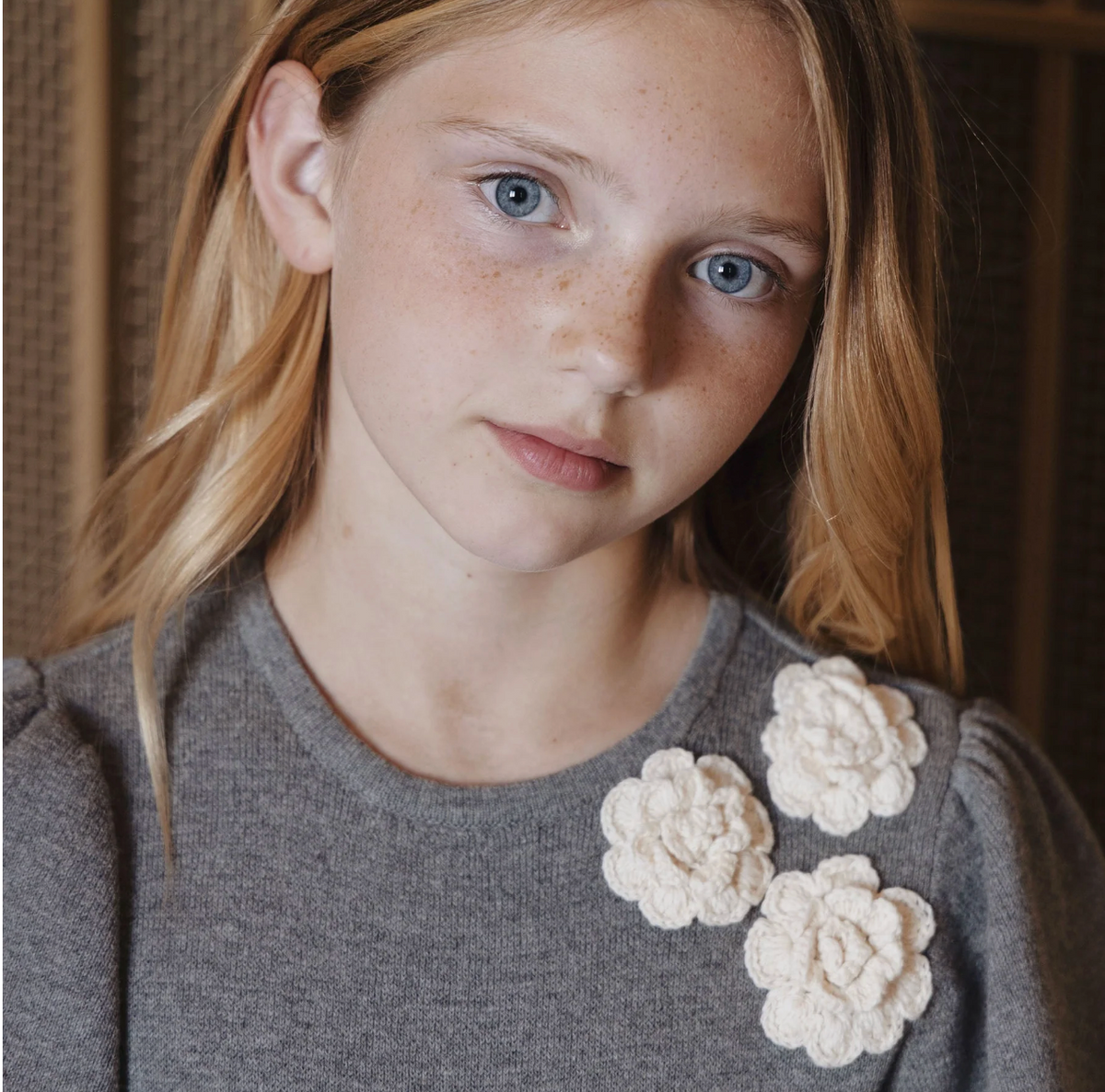 ORGANIC PLEATED SWEATER DRESS