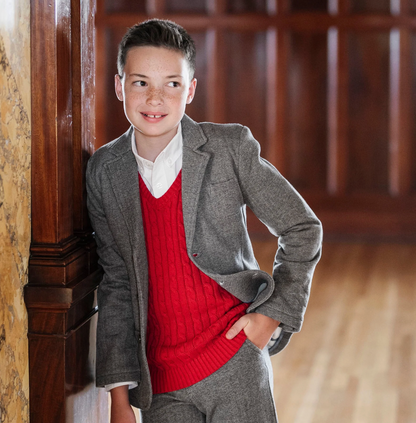 ORGANIC CABLE SWEATER VEST