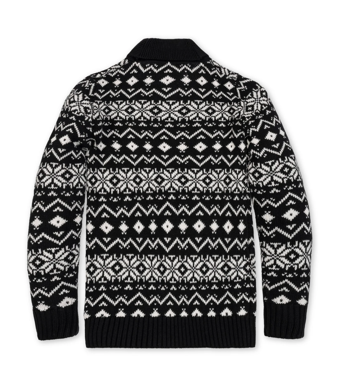 ORGANIC SHAWL COLLAR SWEATER