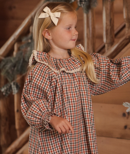 GIRL'S NIGHTGOWN (HOLIDAY GINGHAM)