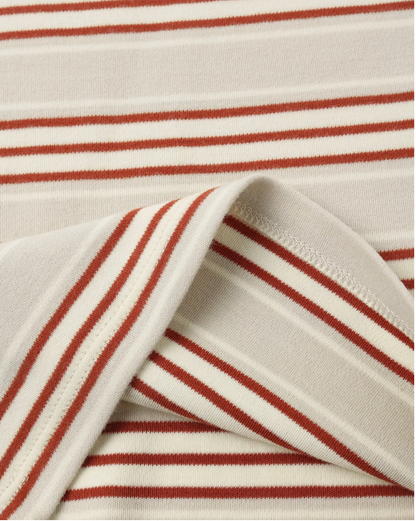 ORGANIC LONG SLEEVE PJ SET (HOLIDAY STRIPE)