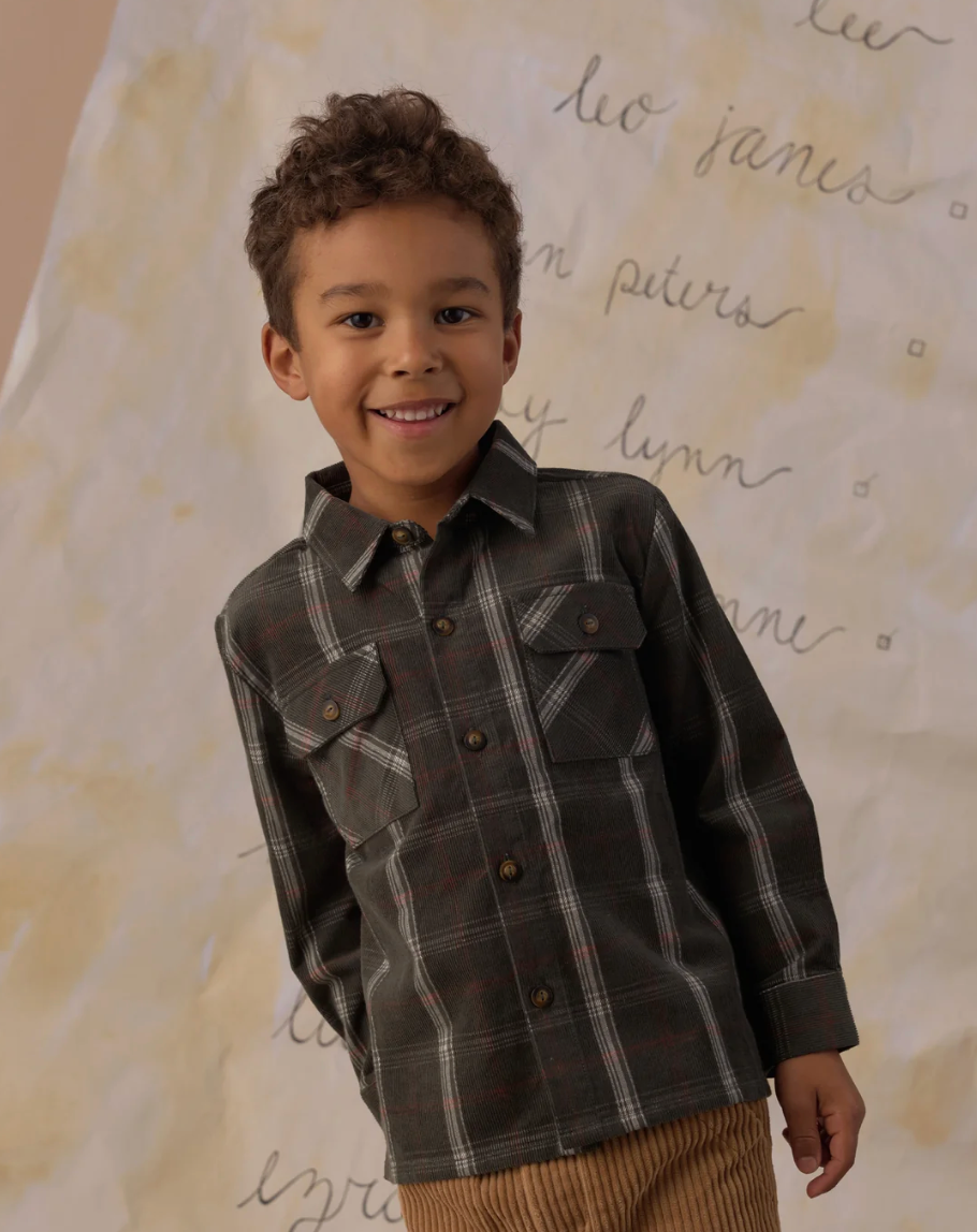 POCKETED FLANNEL SHIRT (HOLIDAY PLAID)