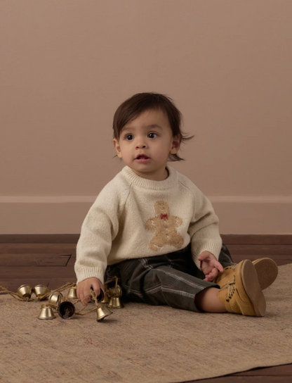RELAXED RAGLAN SWEATER (GINGERBREAD MAN)