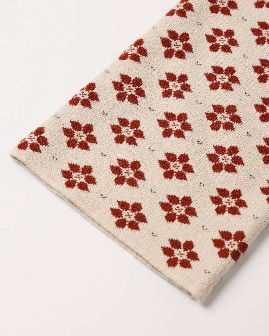 JACQUARD KNIT SET (POINSETTIA)
