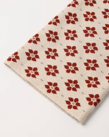 JACQUARD KNIT SET (POINSETTIA)