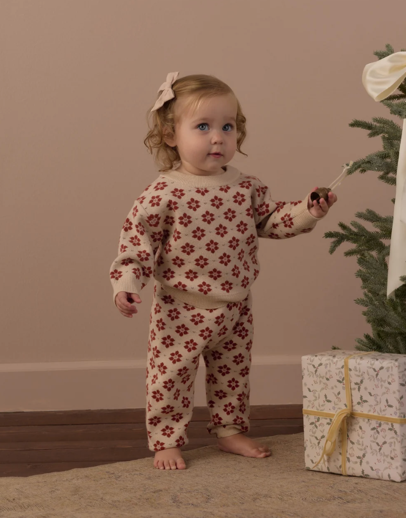 SHILOH SWEATER (POINSETTIA)