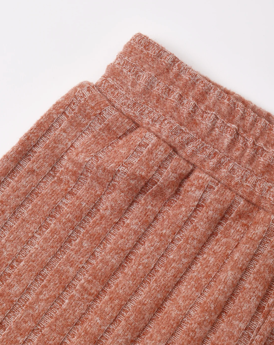 COZY RIB KNIT SET (RUBY)