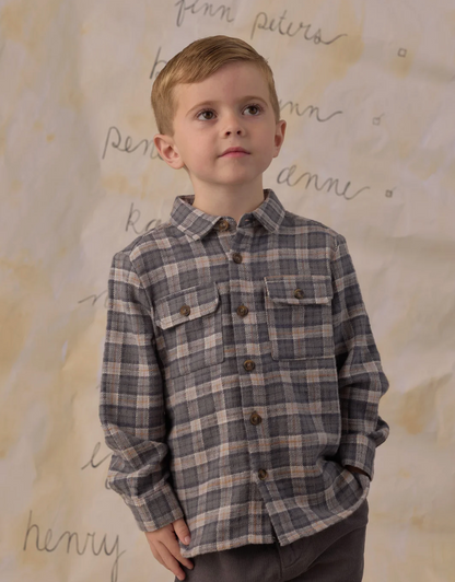 POCKETED FLANNEL SHIRT (WINTER PLAID)