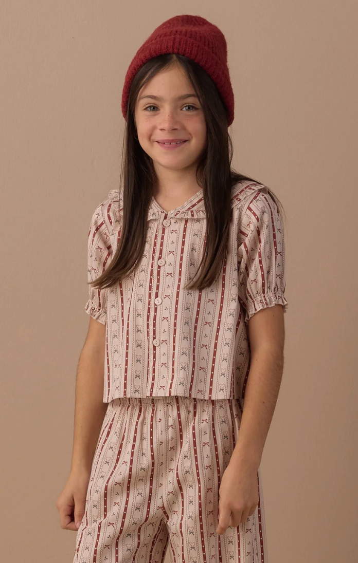 RUFFLE PAJAMAS (CANDY CANE LANE)