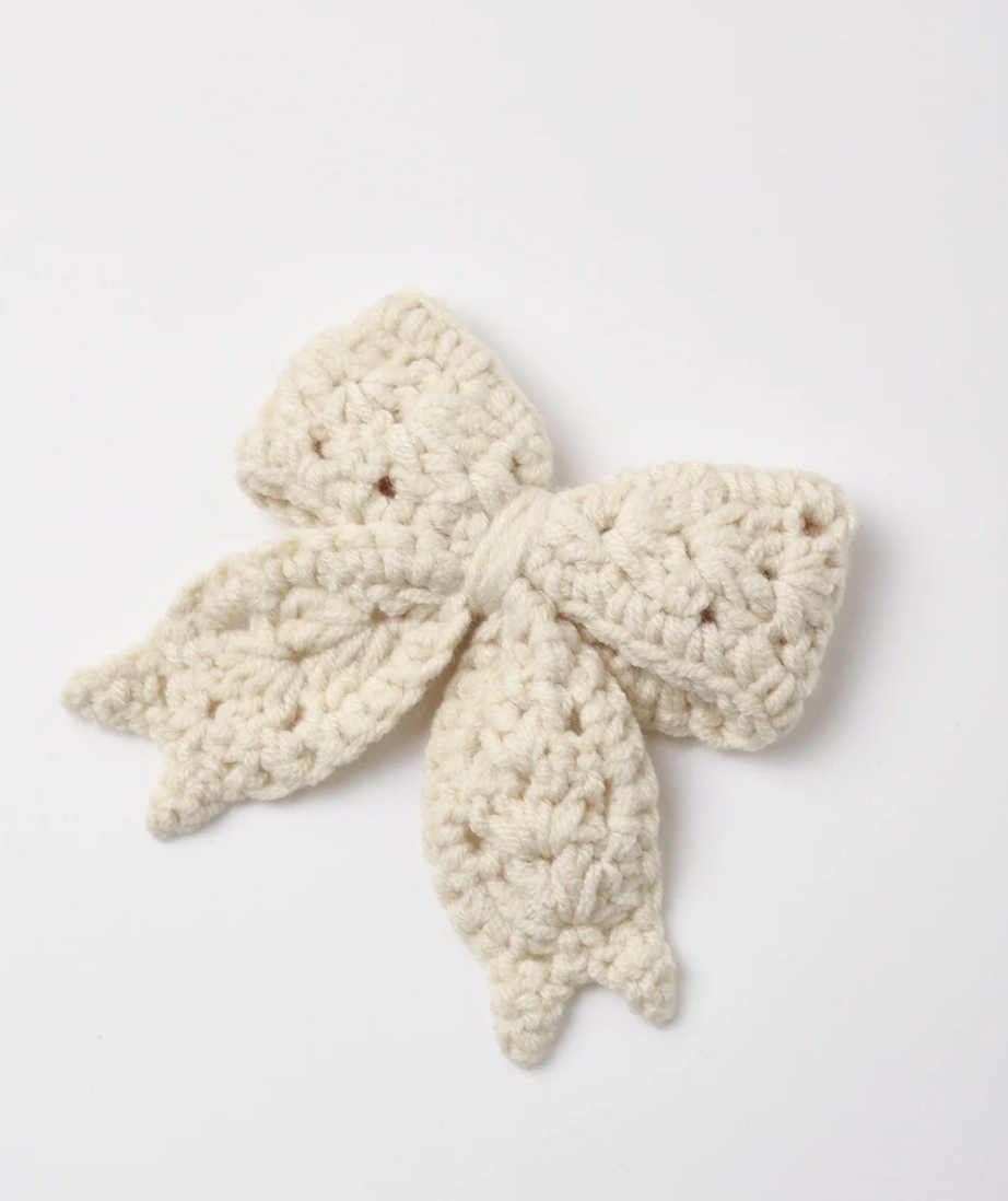 CROCHET BOW (NATURAL)
